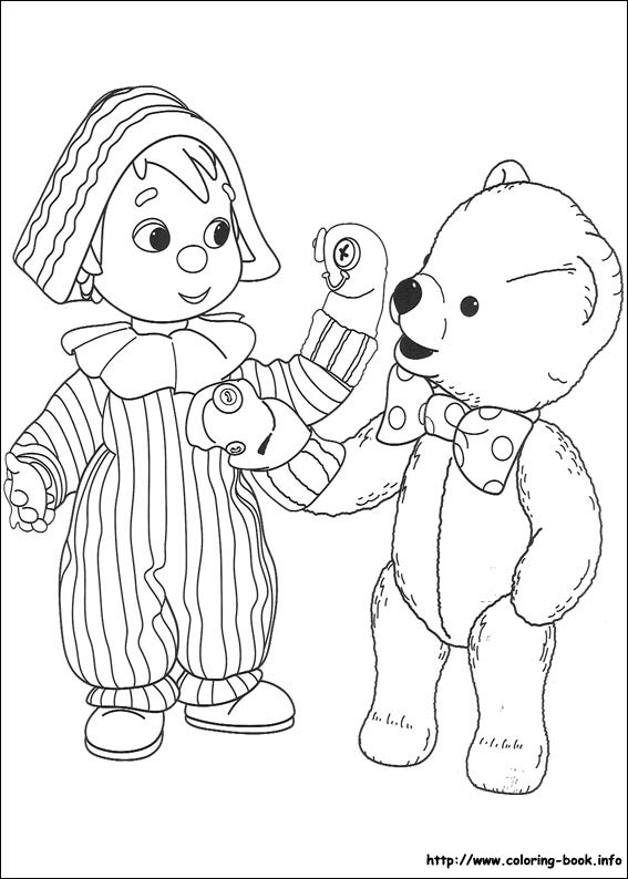 Andy Pandy coloring picture